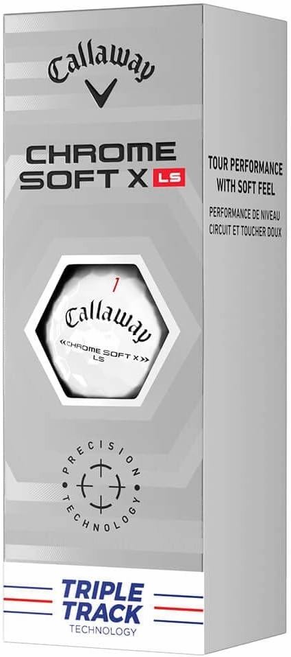 Callaway Golf Chrome Soft X LS Golf Balls (Triple Track (White)