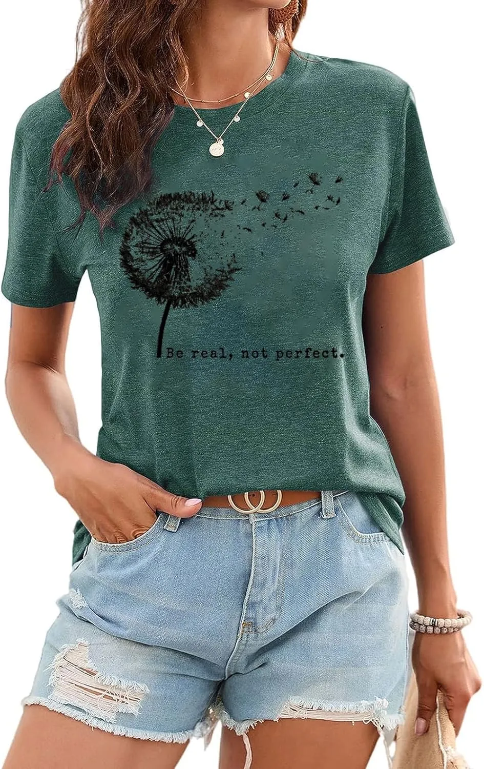 Calvin Fun Fact l Don't Care Letter Print T-Shirt for Women Funny Sayings Graphic Tees