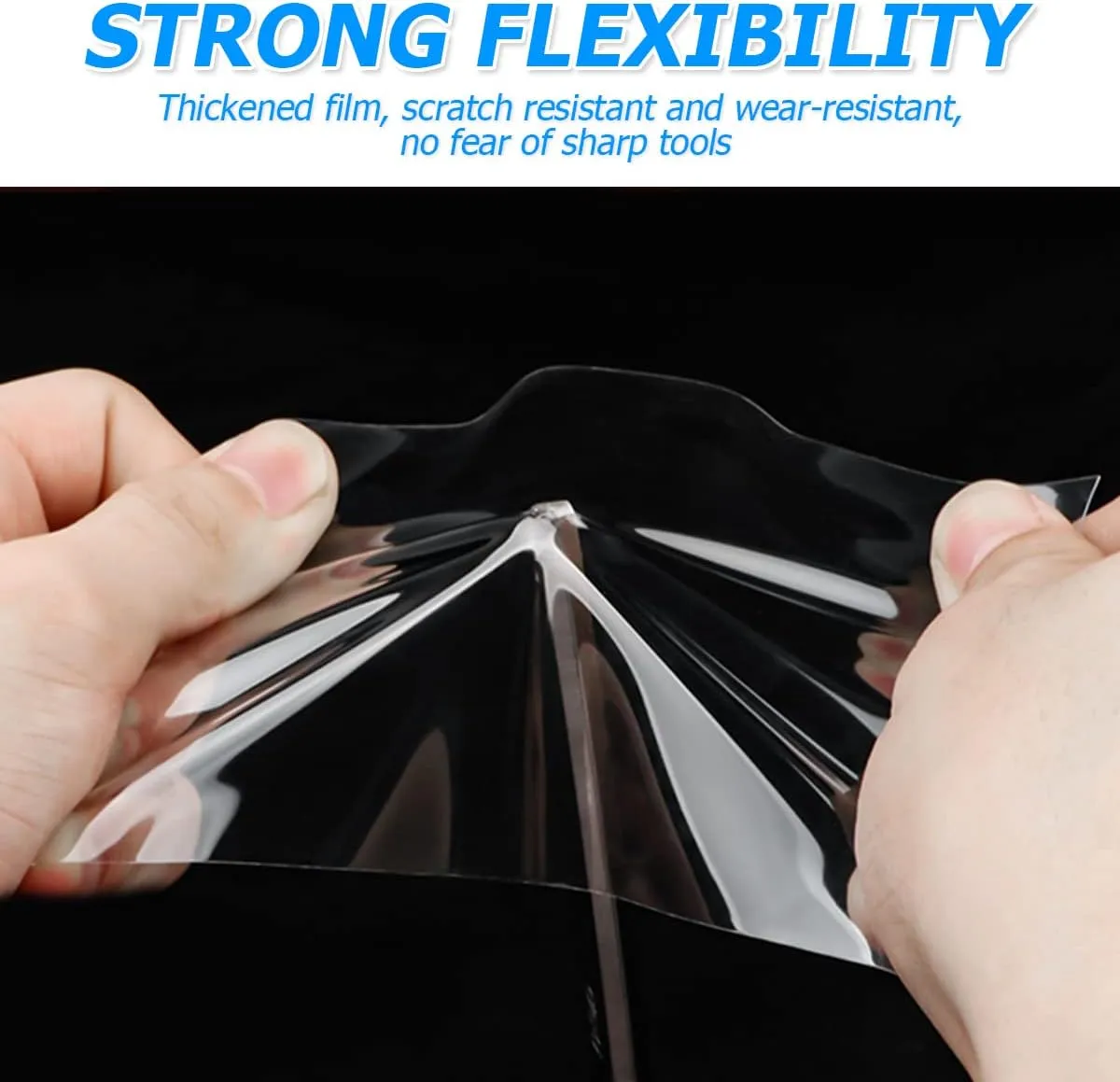 Car Door Edge Entry Guards, 5D Carbon Fiber Anti-Collision Waterproof Protector Tape, Scratch Cover Strip Sticker for Car Door Sill Rear Bumper, Automotive Exterior Accessories for Most Cars