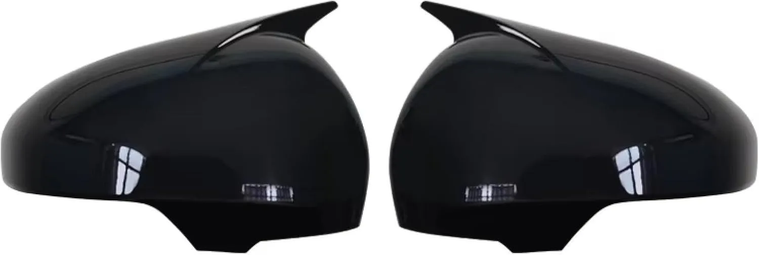 Car Housing Cap Rearview Mirror Cover with Turn Signal Light Lamp, for Mark X, for Reiz 2010-2016 Mirror Caps