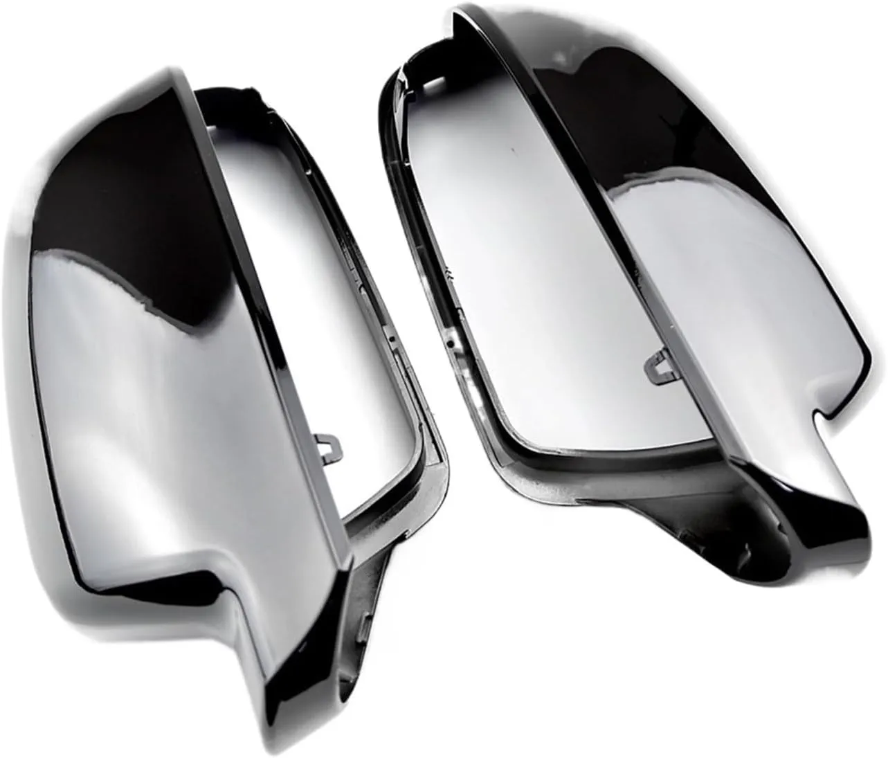 Car Mirror Cover Compatible with A3 8P A4 A5 B8 B8.5 Q3 A6 C6 4F S6 Signal Light Protection Cover SQ3 Rearview Mirror Cover A8 D3 8K (Color : Bright Black-B8.5), liuz8819himing