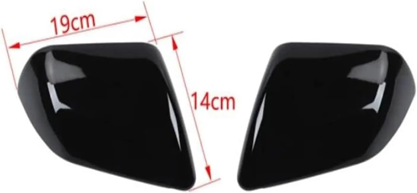 Car Mirrors for M&ustang 2015-2022 Car Exterior Side Rearview Mirror Decoration Shell Cover Cap Housing(A Carbon Fiber Grain)