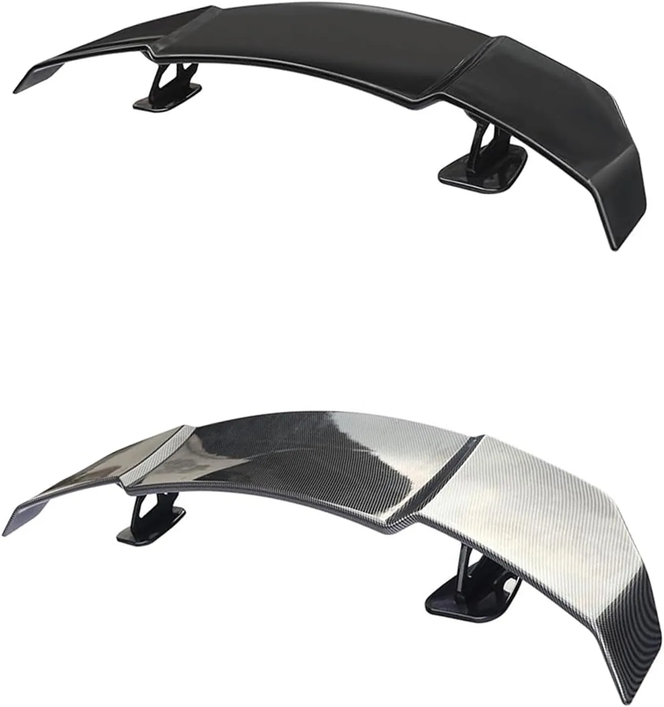 Car Spoiler for Daewoo Nexia (KLETN, Facelift 2008) 2008 2009 2010 2011 2012 2013, Rear Boot Trunk Spoiler Quick Installation Saves Fuel Consumption Car Accessories,Bright Black