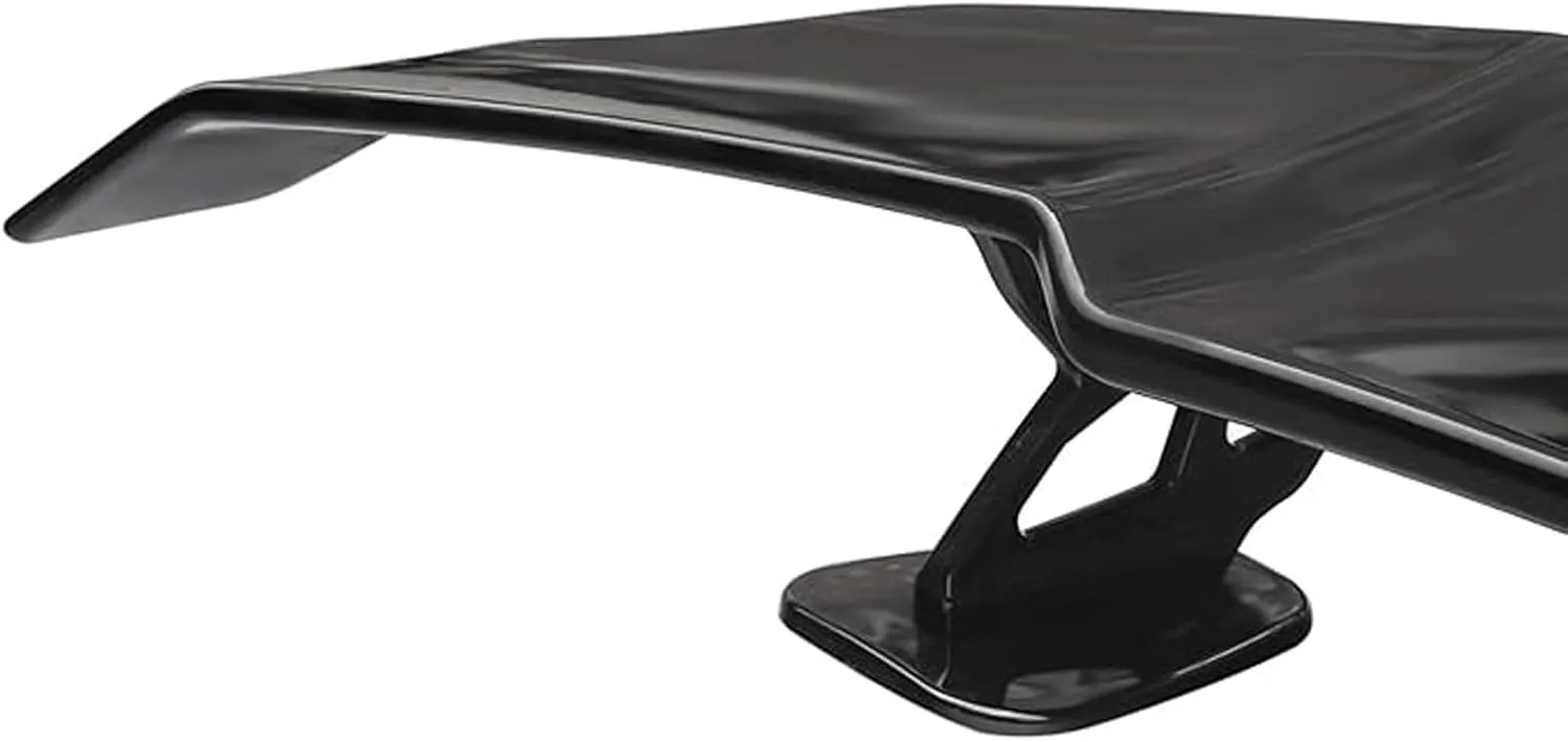 Car Spoiler for Daewoo Nexia (KLETN, Facelift 2008) 2008 2009 2010 2011 2012 2013, Rear Boot Trunk Spoiler Quick Installation Saves Fuel Consumption Car Accessories,Bright Black