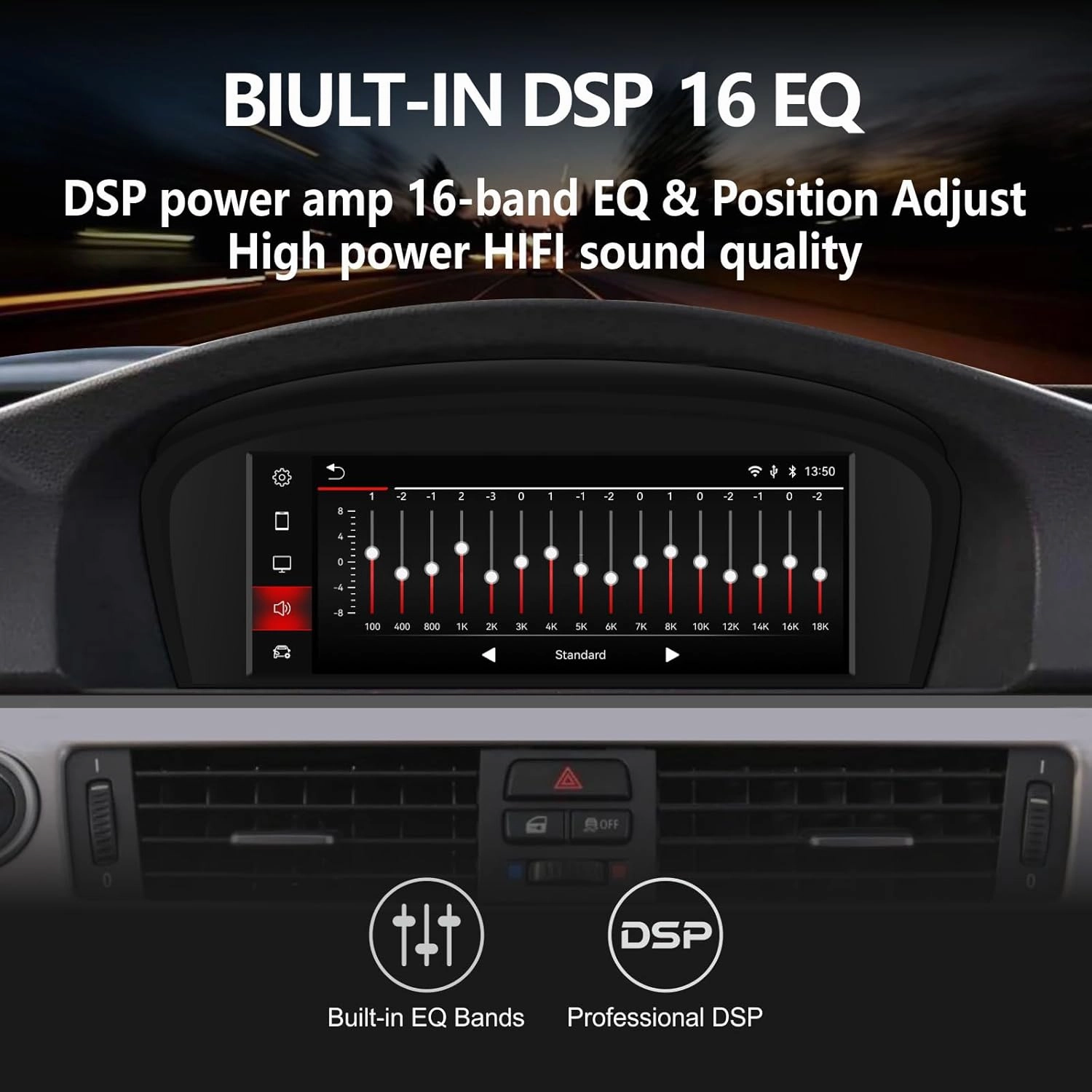 Car Stereo for BMW E60 E90 E92 Radio with CarPlay Android Auto Upgrade CIC idrive System 8.8inch Screen for 3/5 Serie E61/E91/E93(2008-2013)
