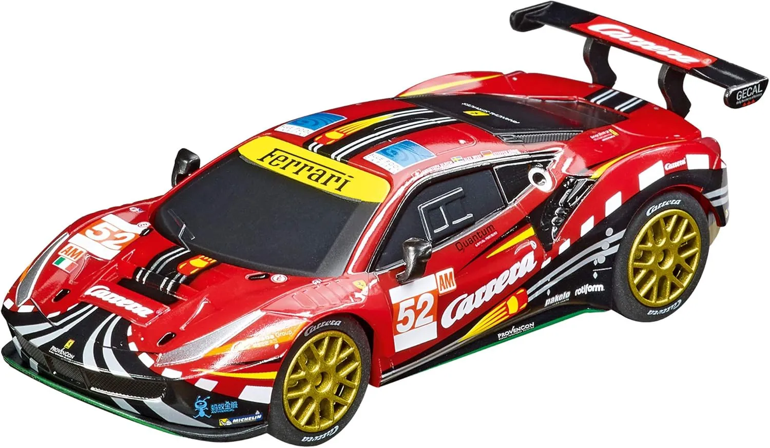 Carrera 64179 Ferrari 488 GT3 1:43 Scale Analog Slot Car Racing Vehicle GO!!! Slot Car Race Tracks, 20064179