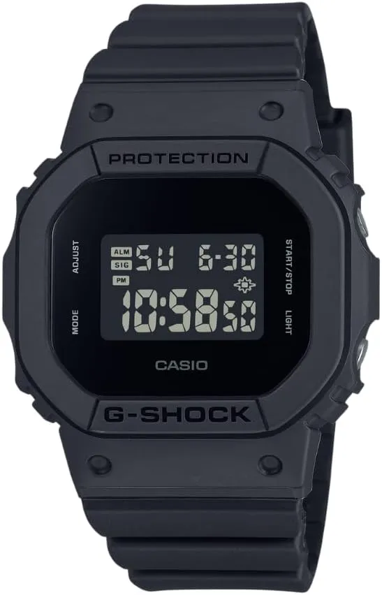 Casio GMDS5610BB-1 | Women’s G-Shock Digital Watch | Matte Black | Shock Resistant | 200M WR | Slim Design | Eco-Friendly Bio-Resin