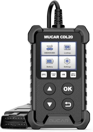 CDL20 OBD2 Scanner Diagnostic Tool,Check Engine Light & Emissions,DTC Code Reader,Smog Check,Scanner for Car Since 1996,Code Reader for Cars Owner