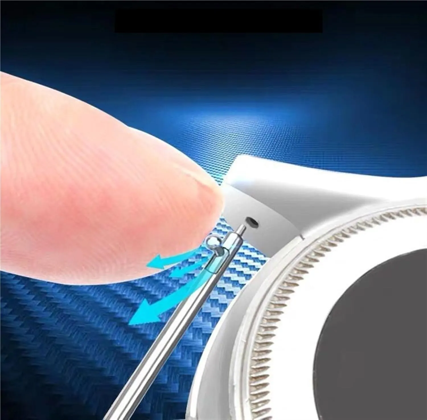Ceramic Strap 20mm 22mm Black Ceramic Bracelet Stainless Steel Folding Clasp Quick Release Replacement Wristband Women's Men's Bracelet