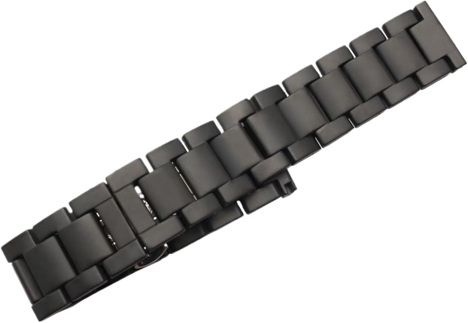 Ceramic Watch Strap for Men Women Universal Quick Release Wristband Stainless Steel Folding Buckle Bracelet 18mm 20mm Suitable for Traditional Watches