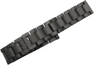 Ceramic Watch Strap for Men Women Universal Quick Release Wristband Stainless Steel Folding Buckle Bracelet 18mm 20mm Suitable for Traditional Watches