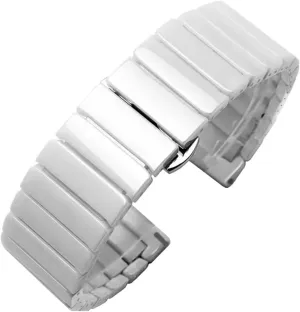 Ceramic Watch Strap Universal Wristband Men Women Bracelet 20mm 22mm Suitable for Smart Watch Quartz Watch