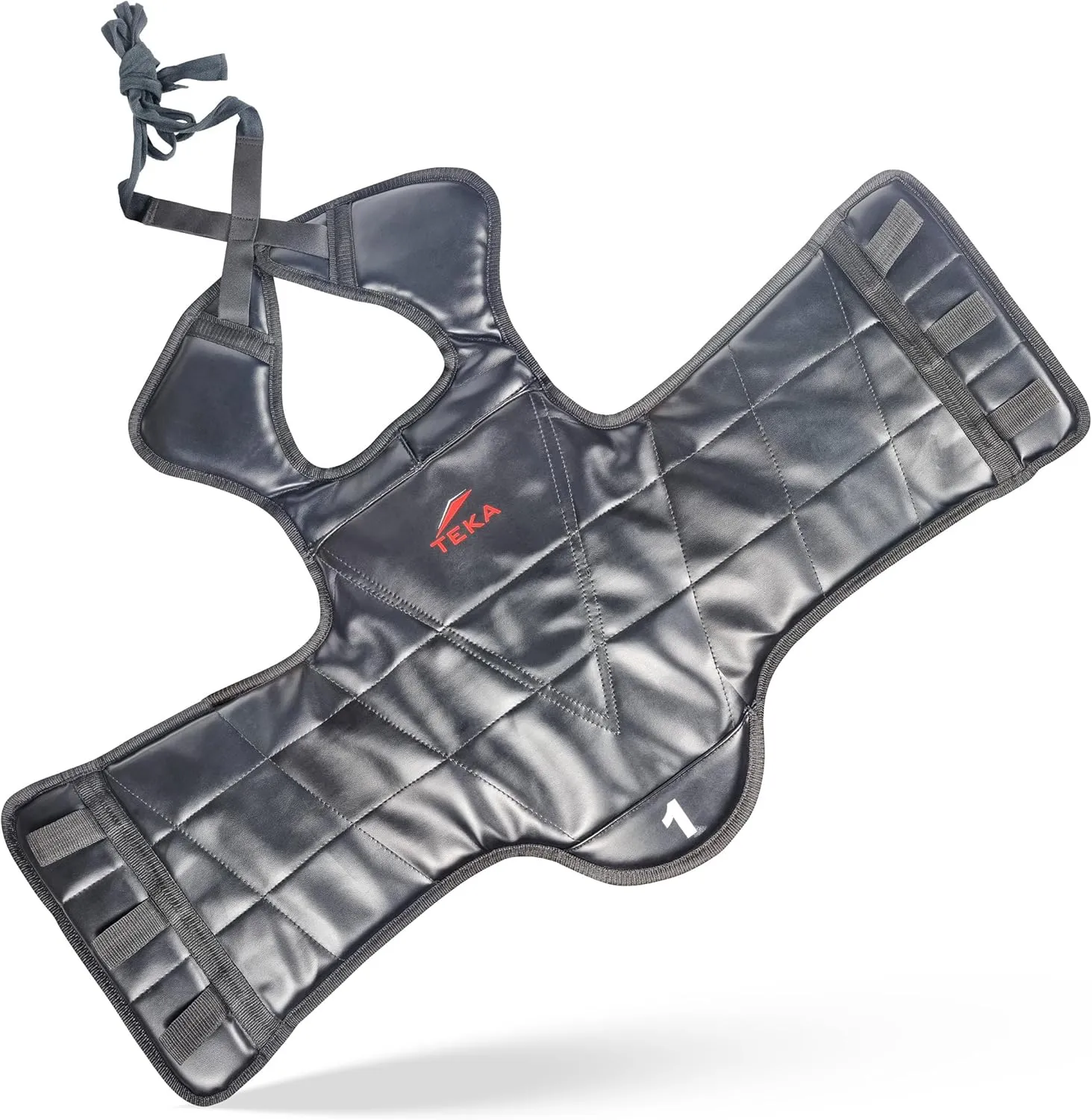 Chest Protector for Kickboxing, Sparring Training Heavy Punching, Boxing Body Protector Adjustable Shield, Martial Arts Upper Belly Protection Pad, Taekwondo