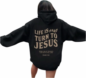 Christian Hoodies for Women Religious Sayings There Is Poner In The Name of Jesus Loves You Preppy Pullovers Spirit Casual with Hood Graphic Letter Bible Faith Quote Gifts Sweatshirt