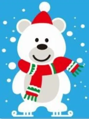 Christmas Framed Diamond Painting- Christmas Santa OR Christmas Bear