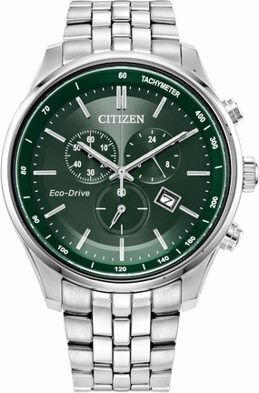 Citizen Men's Classic Corso Eco-Drive Watch, Chronograph, 12/24 Hour Time, Date, Sapphire Crystal