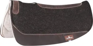 Classic Equine ESP Extra Sensory Protection Felt Round Saddle Pad Black 30x29