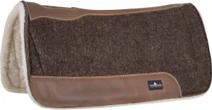 Classic Equine Western Saddle Pad 3/4 Wool Felt Blended Split CBFPF34
