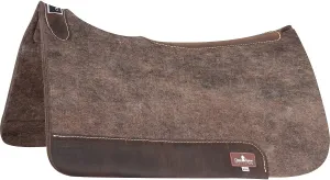 Classic Equine Western Saddle Pad Alpaca Wool Split Contoured AFP-075