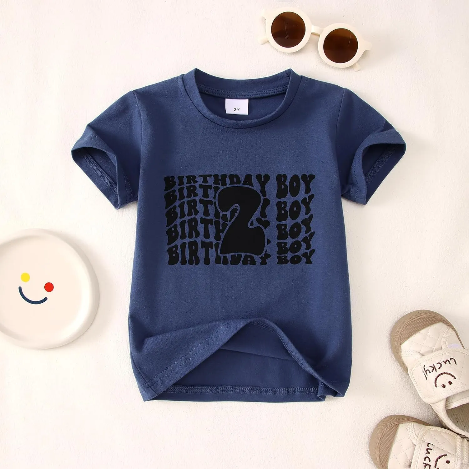 CM C&M WODRO Birthday Boy Shirt Toddler Outfit 2 3 4 5 6 Year Old Birthday Party T-Shirt 2nd 3rd 4th 5th 6th Birthday Gift