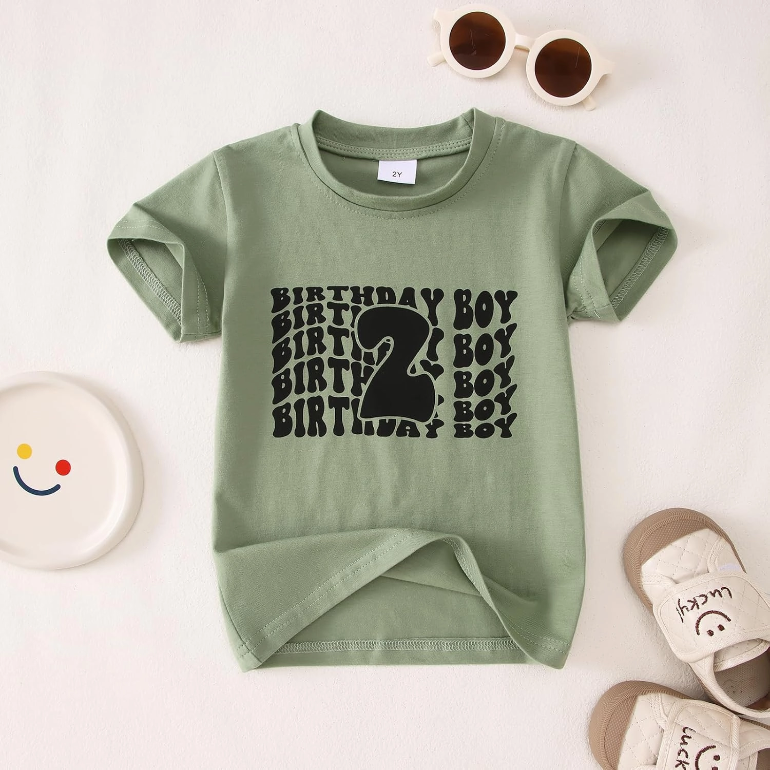CM C&M WODRO Birthday Boy Shirt Toddler Outfit 2 3 4 5 6 Year Old Birthday Party T-Shirt 2nd 3rd 4th 5th 6th Birthday Gift