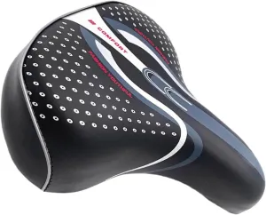Comfortable Extra Wide Bike Fit for Seat Saddles PU Electric Bike Suspension Shock Absorbing Soft Cycling Saddle Bike Saddle Cushion Waterproof