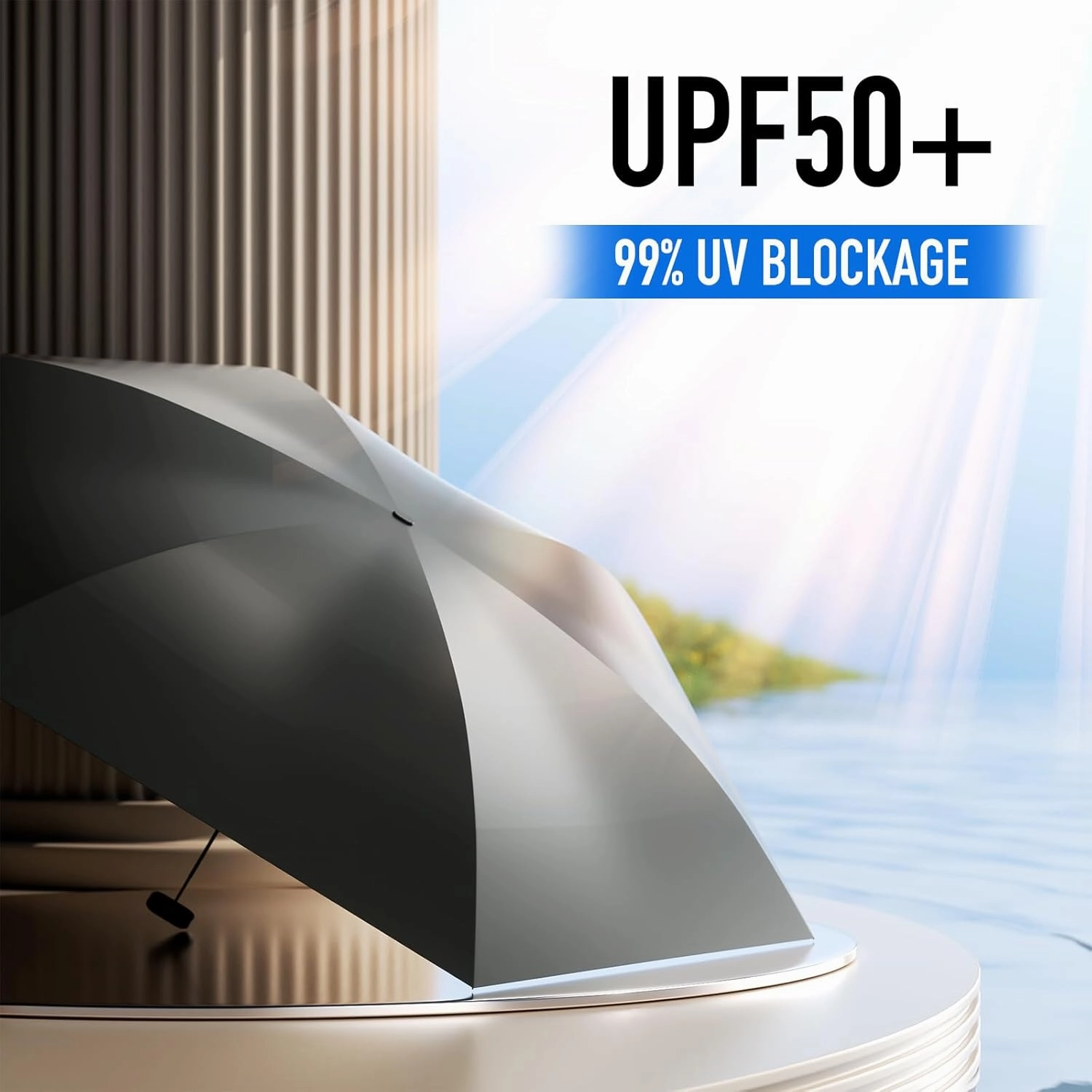 Compact Mini Umbrella for purse-Lightweight,Fold and UV Umbrella for Rain-Suitable for women, girls, kids