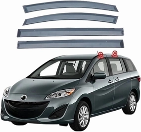 Compatible with Mazda 5 1999-2021 CP CR CW Window Visor Rear Window Roof Sun Rain Shade Vent Visor Spoiler Wing(CW)