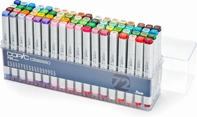 Copic Classic Alcohol-Based Markers, 72pc Set C (Discontinued Model: EAN 4511338002247)
