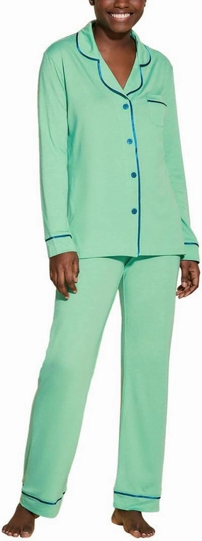 Cosabella Women's Bella Long Sleeve Top & Pant PJ Set