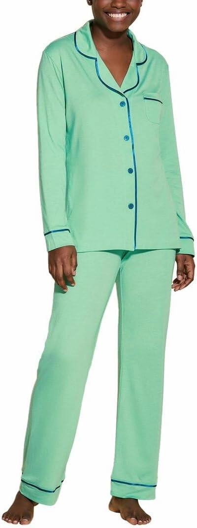 Cosabella Women's Bella Long Sleeve Top & Pant PJ Set