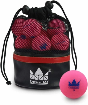 Craftsman Golf Golf Matte Balls 2-Dozen,Double Layer Two-Piece-Ball
