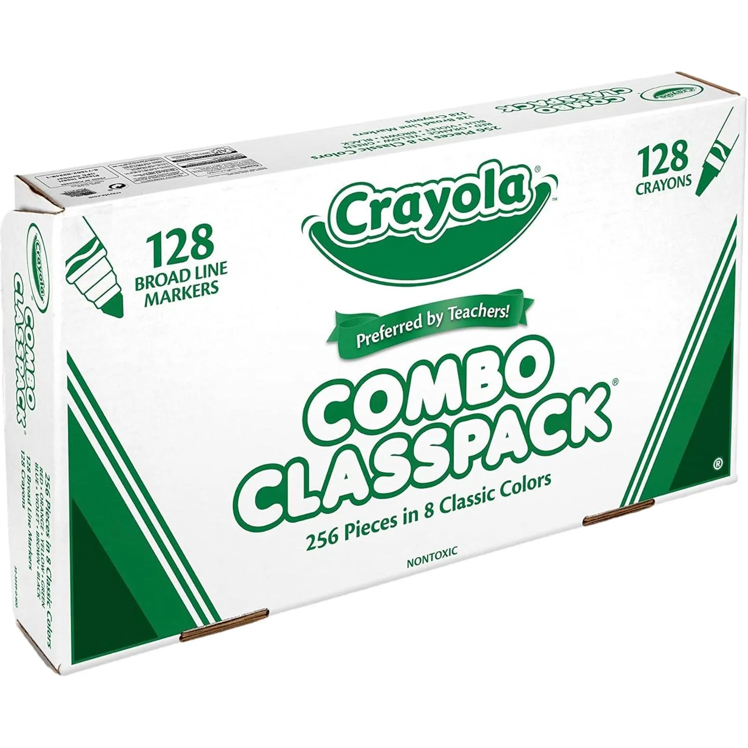 Crayola Crayon & Marker Combo Classpack - 8 Colors (256 Pack)