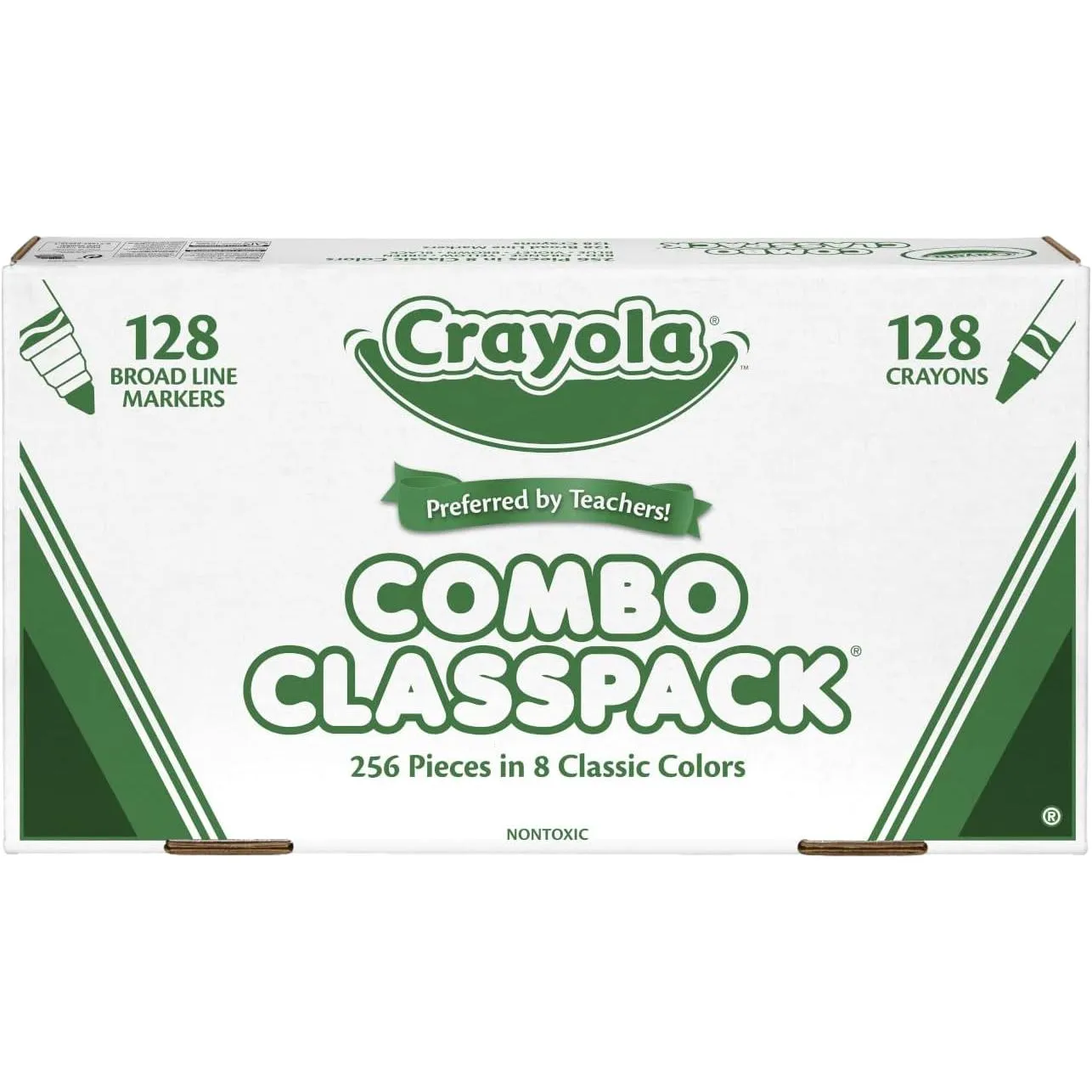 Crayola Crayon & Marker Combo Classpack - 8 Colors (256 Pack)