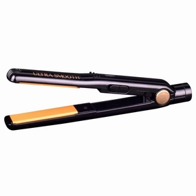 Cricket Ultra Smooth Mini Flat Iron Hair Straightener - Ceramic Plates Infused with Argan Oil & Keratin Protein - Fast Heat Up to 392°F - Travel-Friendly Design - Automatic Shut-Off - Black