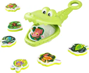 Croc Chasey - Catch A Frog - Fun Bath Time Toy, Snap-Scoop-Catch Frogs, Open & Close Mouth, ECO Bio-Plastic, Toddlers & Kids Ages 2 