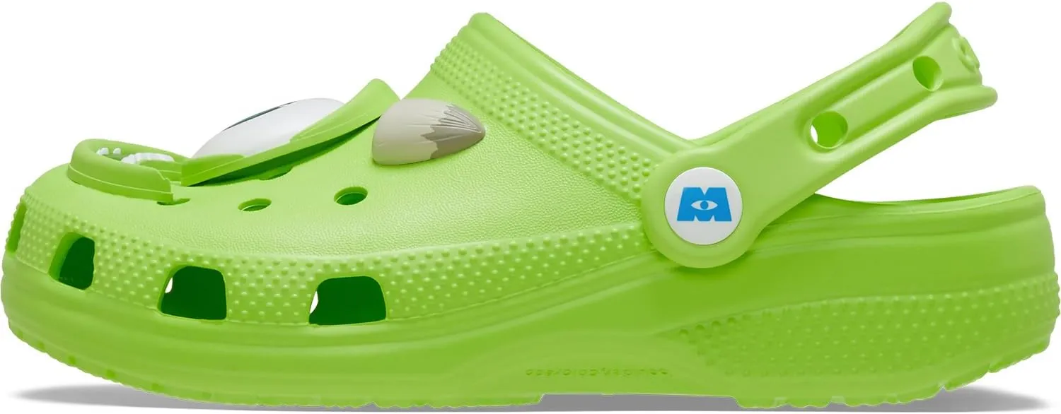 Crocs Unisex-Child Disney Monsters Mike Wazowski Clogs (Little Big Kid)
