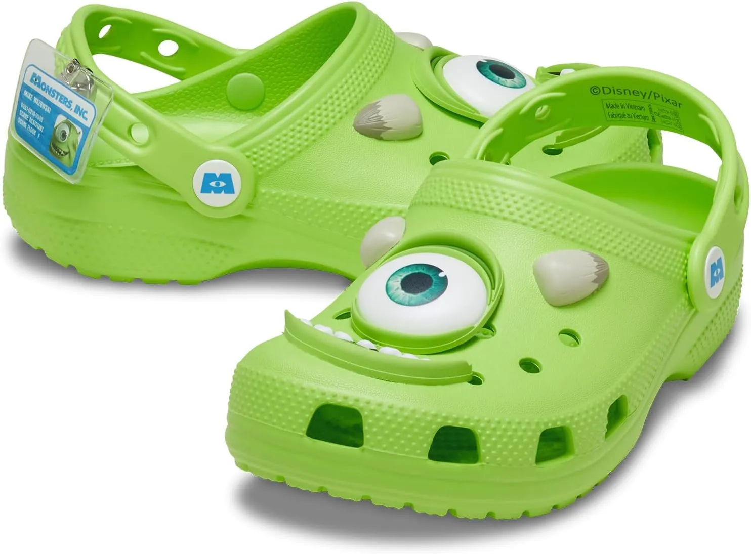 Crocs Unisex-Child Disney Monsters Mike Wazowski Clogs (Little Big Kid)