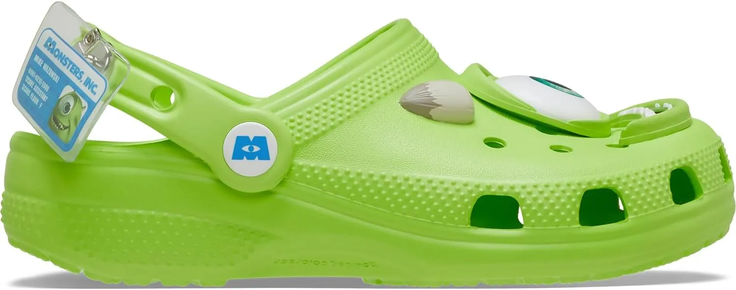 Crocs Unisex-Child Disney Monsters Mike Wazowski Clogs (Little Big Kid)