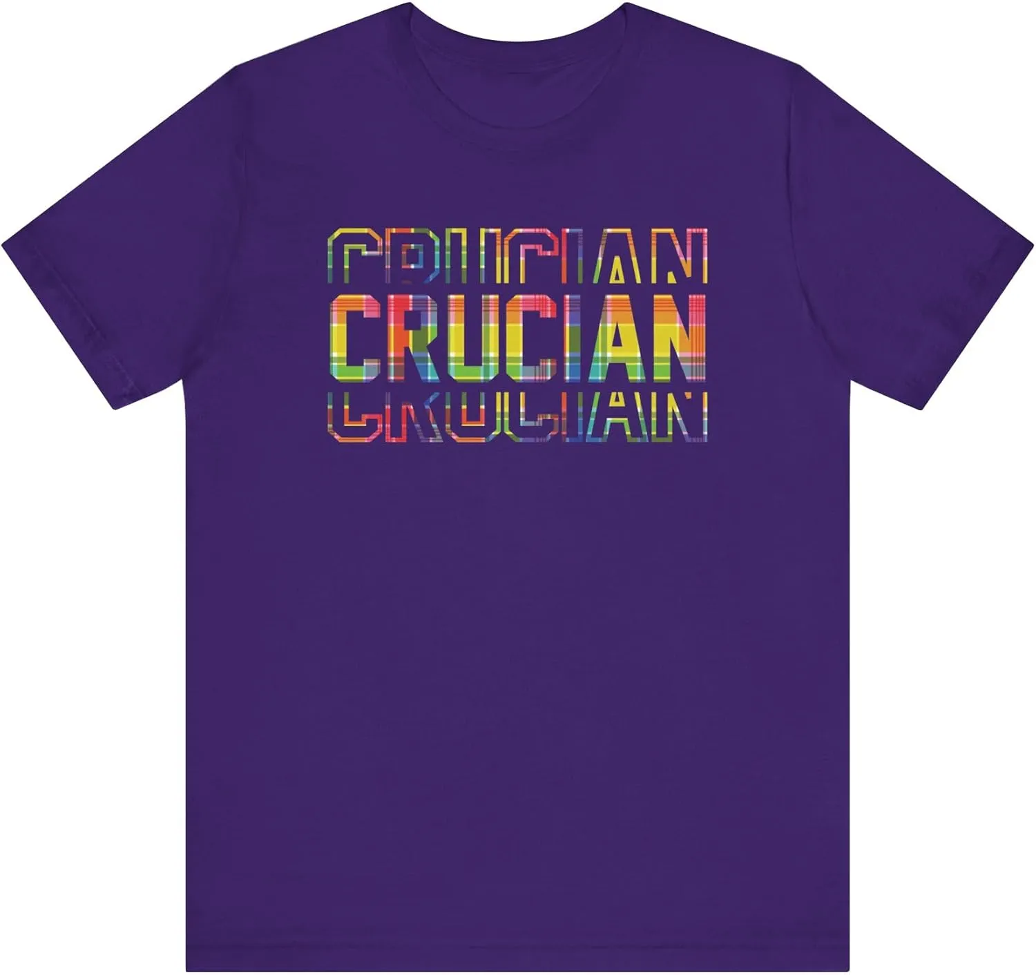 CRUCIAN Madras T-Shirt – St. Croix U.S. Virgin Islands Heritage Tee – Unisex St. Croix Vacation Tee Gift Souvenir