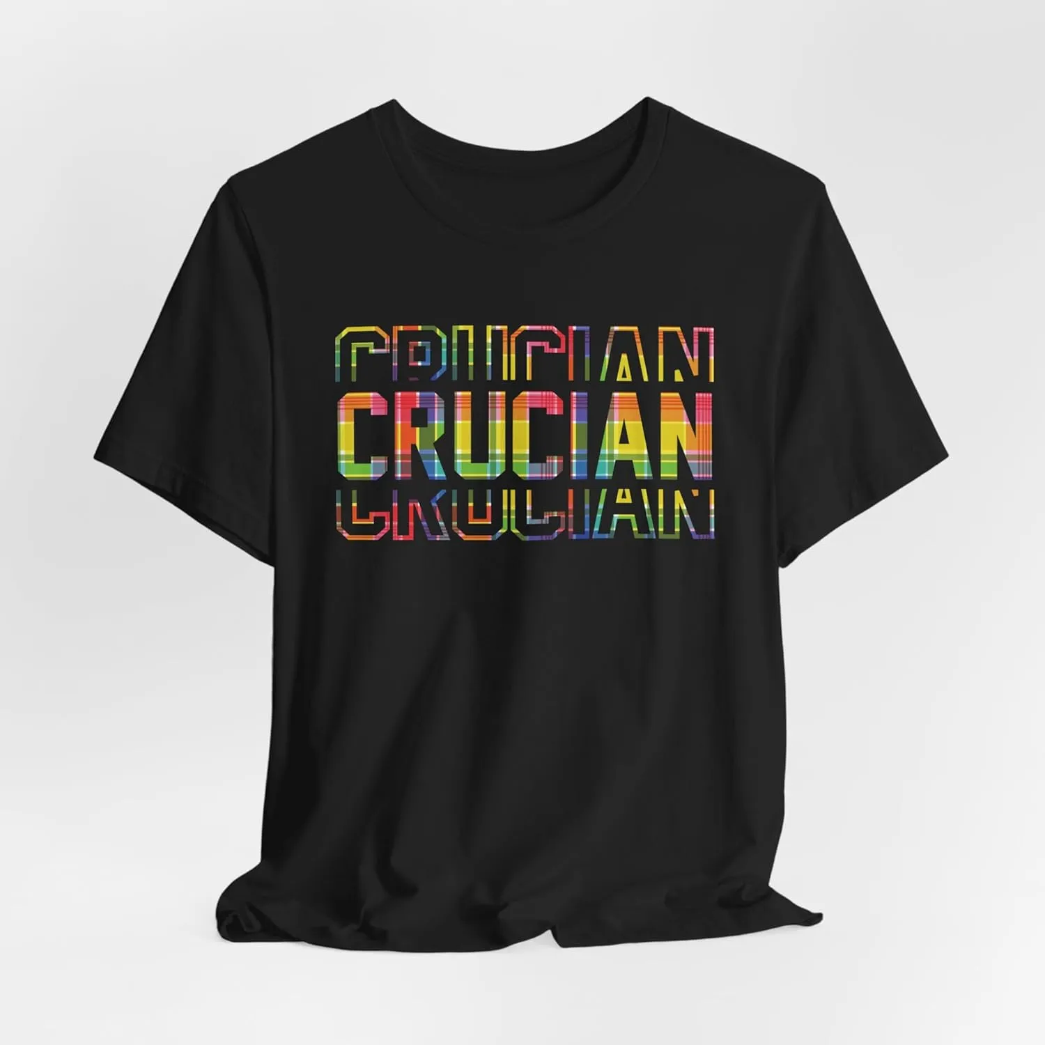 CRUCIAN Madras T-Shirt – St. Croix U.S. Virgin Islands Heritage Tee – Unisex St. Croix Vacation Tee Gift Souvenir