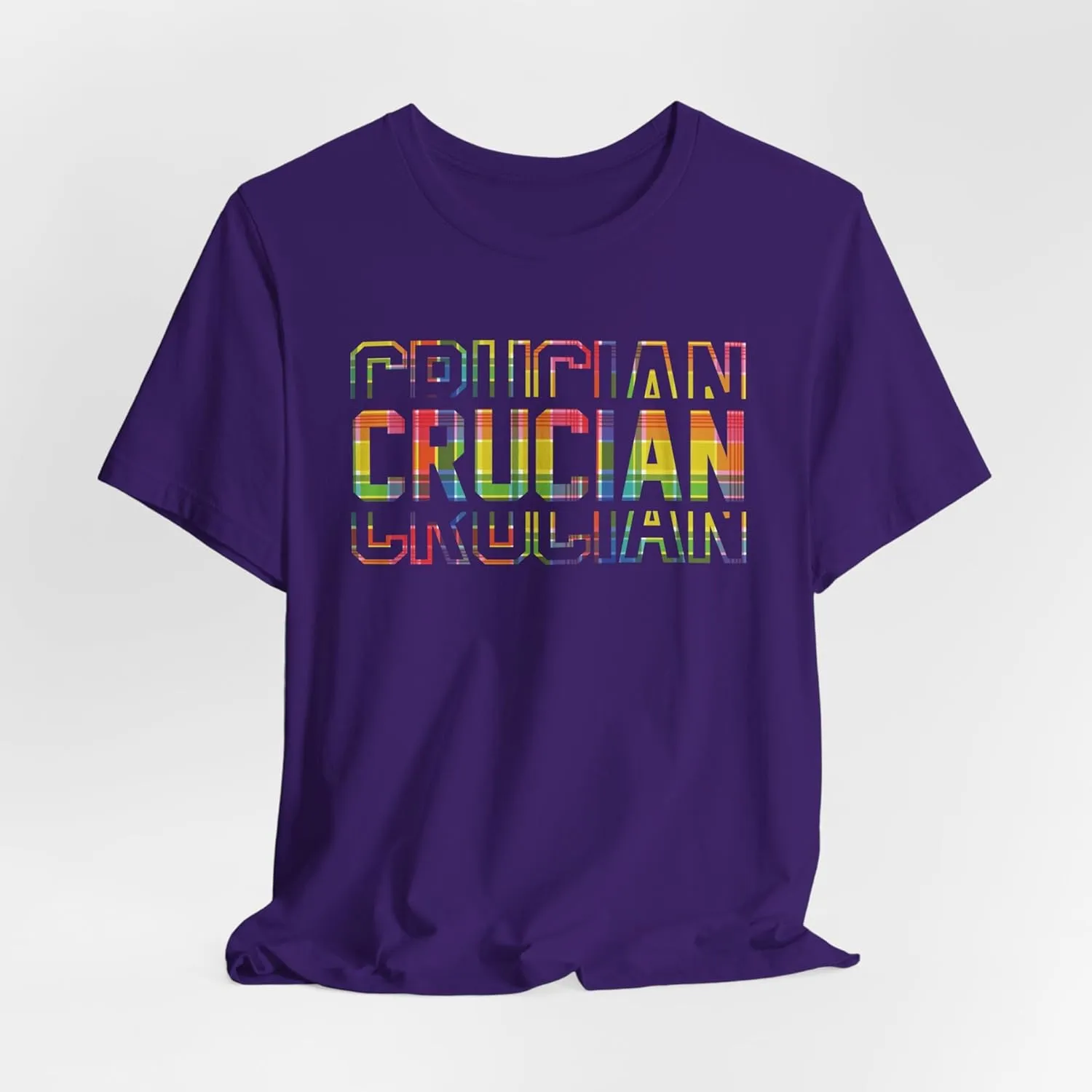 CRUCIAN Madras T-Shirt – St. Croix U.S. Virgin Islands Heritage Tee – Unisex St. Croix Vacation Tee Gift Souvenir