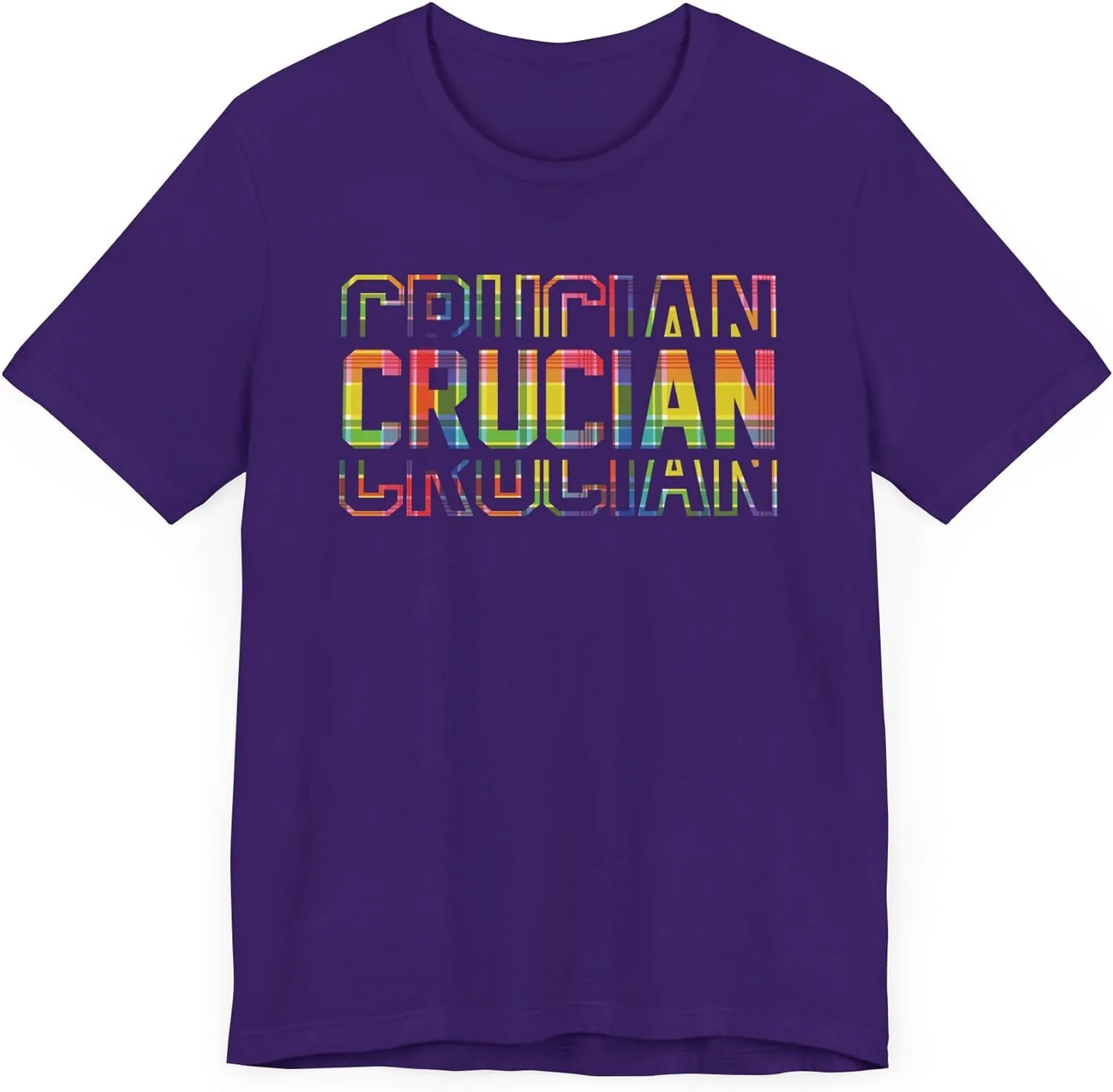 CRUCIAN Madras T-Shirt – St. Croix U.S. Virgin Islands Heritage Tee – Unisex St. Croix Vacation Tee Gift Souvenir