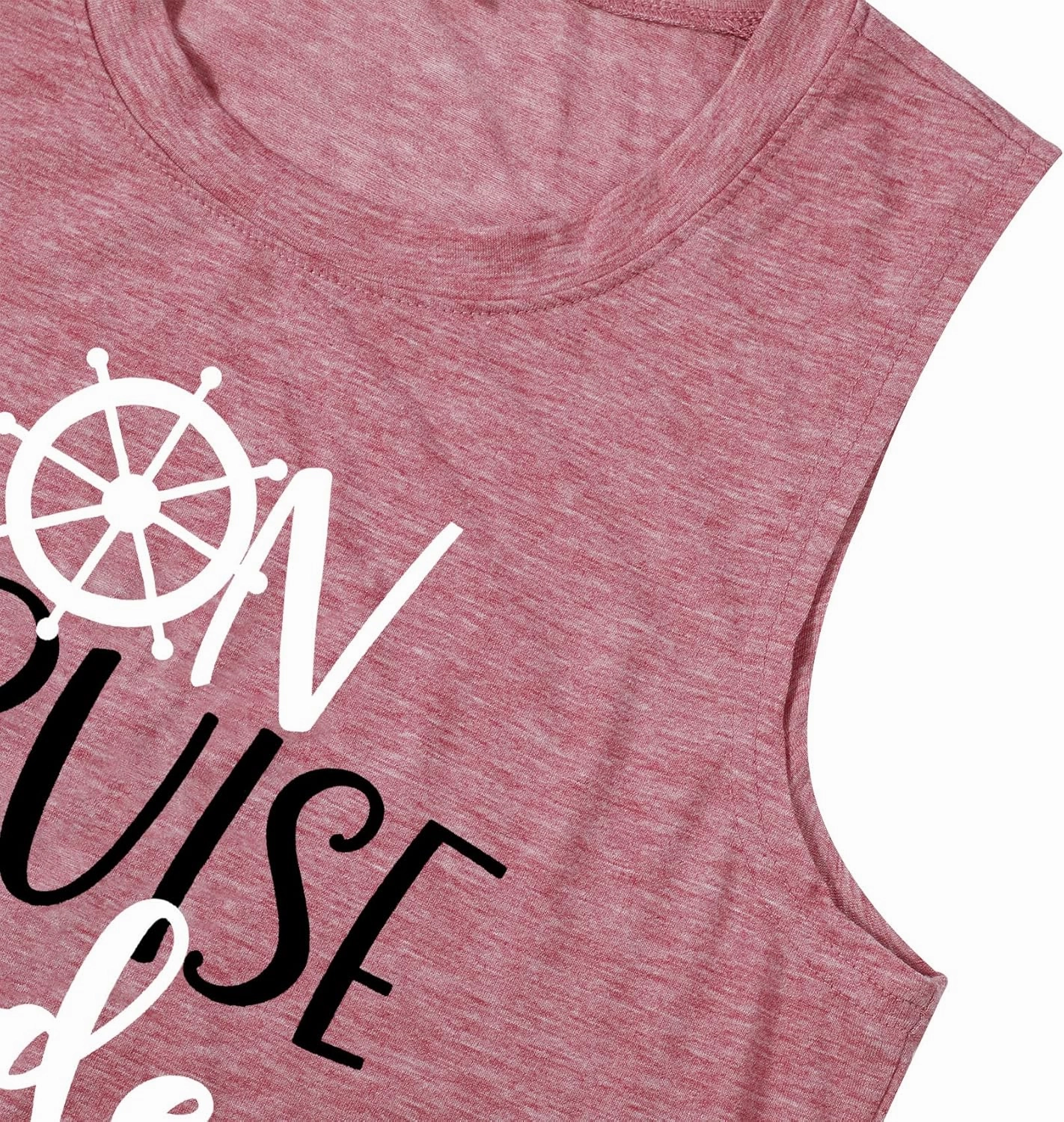 Cruise Mode Tank Women Summer Sleeveless Cruising Love Graphic Print T Shirt Boating Gifts Vacation Beach Shirt