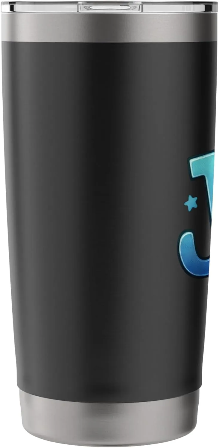Cute Ghost Jette Halloween Letter Girls Name Stainless Steel Insulated Tumbler