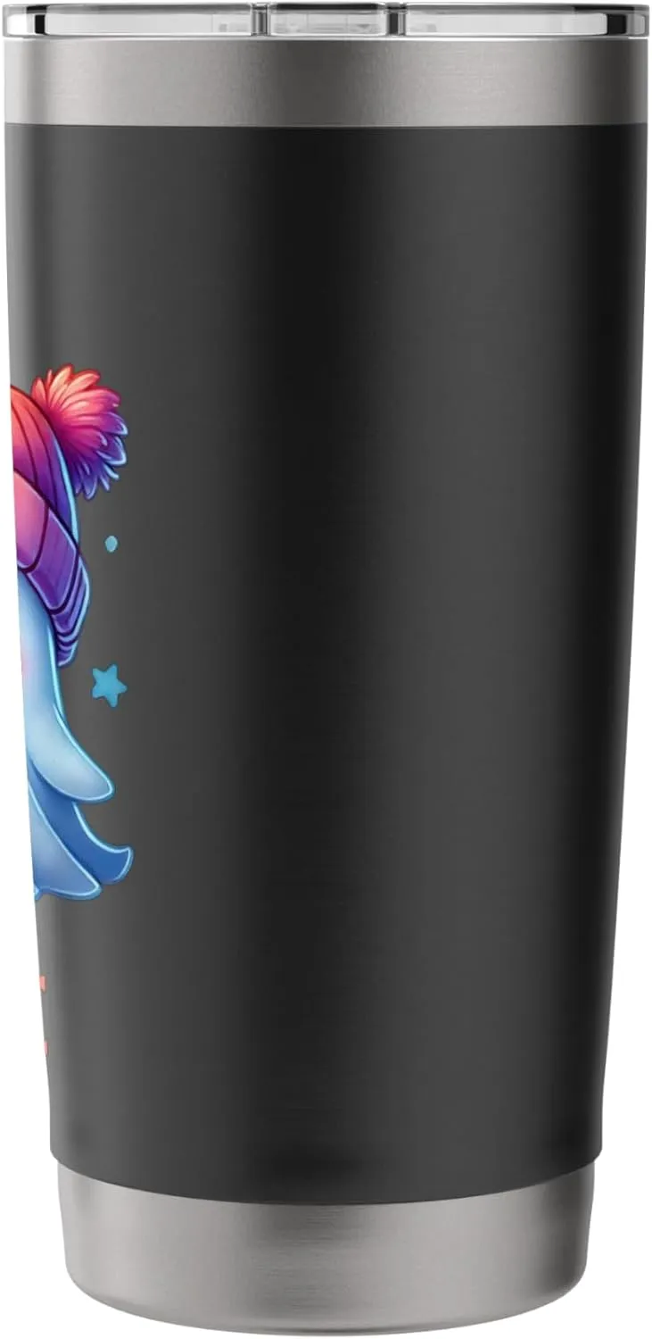 Cute Ghost Jette Halloween Letter Girls Name Stainless Steel Insulated Tumbler
