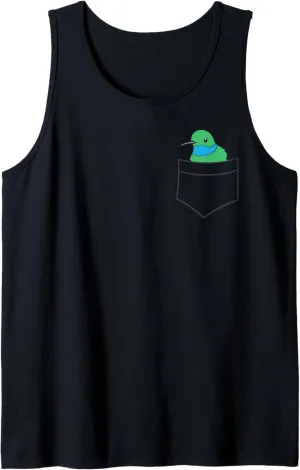 Cute Hummingbird In The Pocket Bird Watching Hummingbirds Tank Top