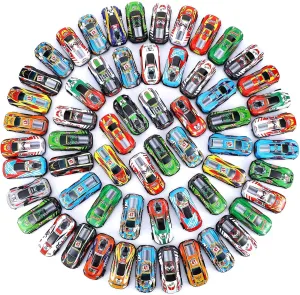 DERTE 280 Pcs Pull Back Cars for Kids Mini Car Toys Bulk Metal Race Vehicles Party Favors Goodie Bag Stuffers Classroom Prizes for Boys Girls Toddlers