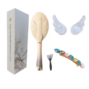 Detangling Hair Brush – Anti-Static, Gentle on Scalp, Styling Tool for All Hair Types – Shine-Enhancing, Travel-Friendly Hair Care Essential