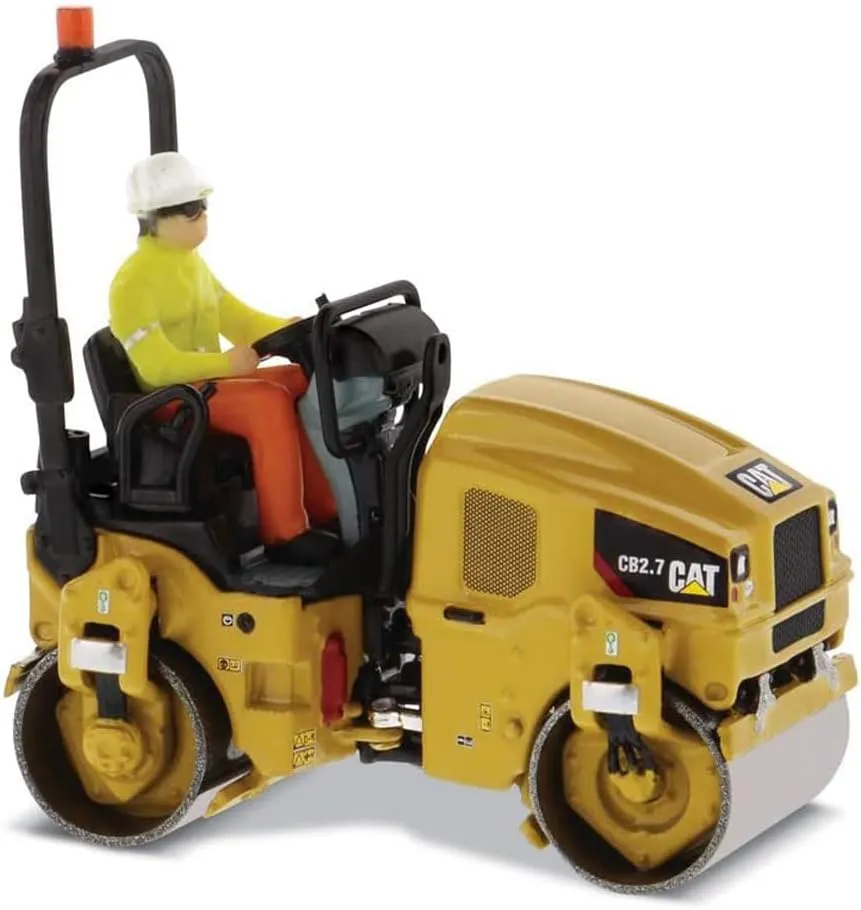 Diecast Masters 1:50 Scale Caterpillar CB-2.7 Utility Compactor | High Line Series Cat Trucks & Construction Equipment Model 85593